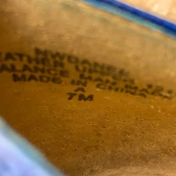 NINE WEST Blue Leather Pink Peep Toe Heels, Sz 7 - Picture 5 of 10